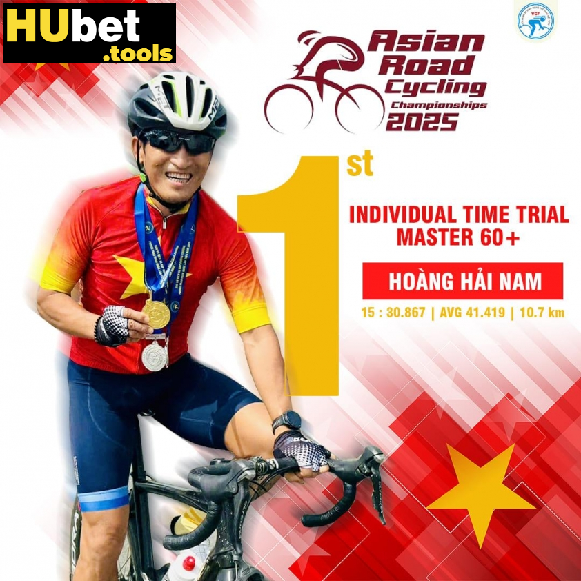 Cua-rơ Hoàng Hải Nam ghi dấu ấn ở giải châu Á (Ảnh: Liên Đoàn Xe Đạp - Mô Tô Thể Thao Việt Nam) Cua-rơ Hoàng Hải Nam ghi dấu ấn ở giải châu Á (Ảnh: Liên Đoàn Xe Đạp - Mô Tô Thể Thao Việt Nam)
